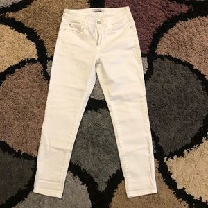 Just Black ankle jeans. White. Size 25